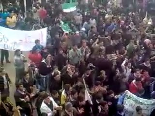 فري برس   كفرنبودة في ريف حماة مظاهرة حاشدة بهتافات رائعة للاحرار 31 12 2011