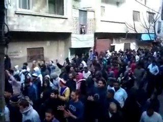 فري برس   دمشق الحجر الاسود تشييع 31 12 2011