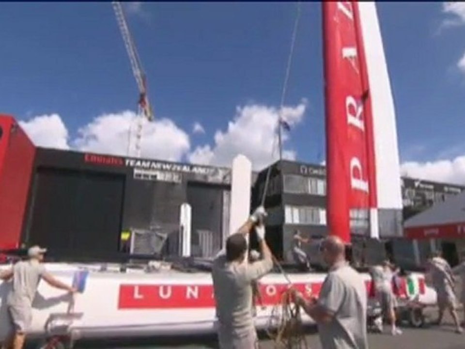 America's Cup - Luna Rossa segelt zum ersten Mal