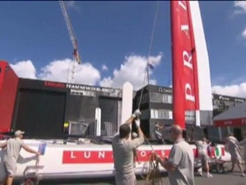 America's Cup - Luna Rossa segelt zum ersten Mal