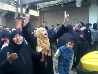 فري برس   تشييع الشهيد احمد قدور 31 12 2011