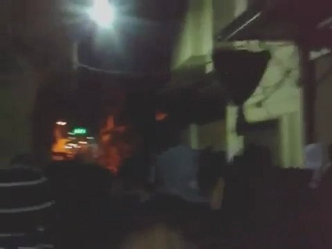 فري برس دمشق الميدان احتفالات ثوار الميدان بالعام الجديد 1 1 2012