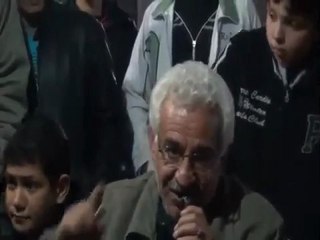 فري برس   ادلب سراقب راس السنة مع الشاعر عبدالعليم زيدان 1 1 2012