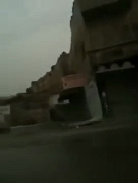 فري برس اضراب شارع صلاح الدين يوم الشهيد معتصم الصالح 1 1 2012