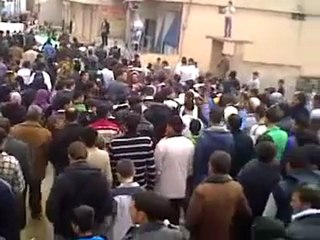 فري برس   المليحة الشرقية مظاهرة حاشدة السبت 1 1 2012 ج3