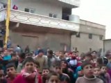 فري برس   حوران الحارّة مظاهرة ببداية العام لاطفال الحرية قبل إطلاق النار عليهم 1 1 2012