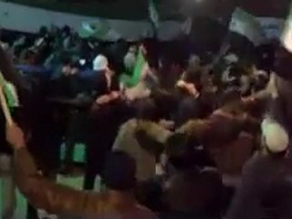 فري برس   دمشق مظاهرة القابو ن المباشر ثاني ايام السنه 2 1 2012 ج2