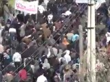 فري برس   ريف دمشق داريا مظاهرة قبل وصول المراقبين 2 1 2012