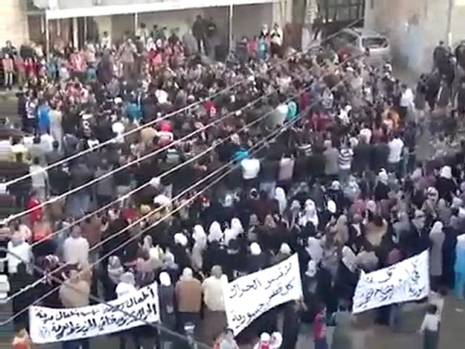 فري برس   درعا   مدينة الحراك 3 1 2012