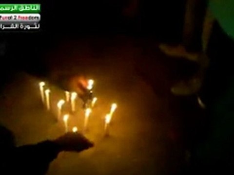 فري برس دير الزور مظاهرات أبطال القورية رغم الحصار الخانق 4 1 2012