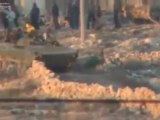فري برس   إدلب كفروما المكان الذي يخبئ الجيش فيه الدبابات والآليات العسكرية في النهار وتعود الى داخل البلدة عند المساء 4 1 2012