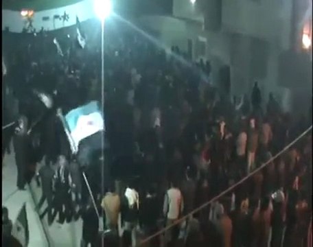 فري برس غوطة دمشق مسائية أحرار الغوطة في جسرين 4 1 2012 ج1