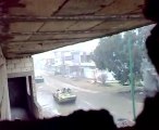 فري برس   حمص الحولة مدرعات الجيش الأسدي تتجول في الحولة 5 1 2012