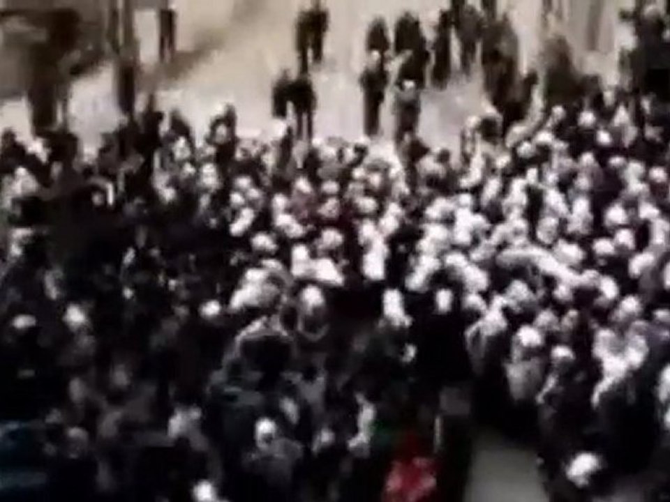 فري برس   ريف دمشق معضمية الشام لمظاهرة طلابية 5 1 2012