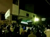 فري برس   حمص حي جورة الشياح والقرابيص حمص مظاهرة مسائية تطالب باسقاط النظام 11 1 2012