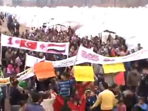 فري برس مخيمات اللاجئين مخيم الريحانية جمعة ان تنصروا الله ينصركم 6 1 2012ج3