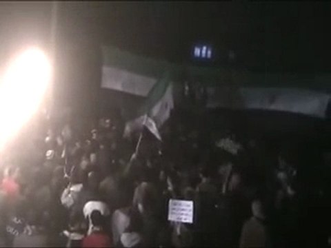 فري برس حمص مسائية حي القصور كلمة ألقاها ضابط من ضباط الجيش الحر في حي القصور 6 1 2012