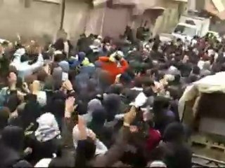 فري برس   دمشق   المزة مظاهرة المزة جمعة إن تنصروا الله ينصركم 6 1 2012