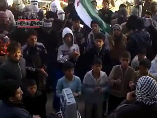 فري برس   دير الزور صباحية بلدة الشحيل بديرالزور نصرة لغريبة 7 1 2012