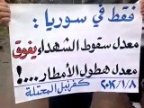 فري برس   ادلب كفرنبل المحتلة مظاهرة مسائية 8 1 2012