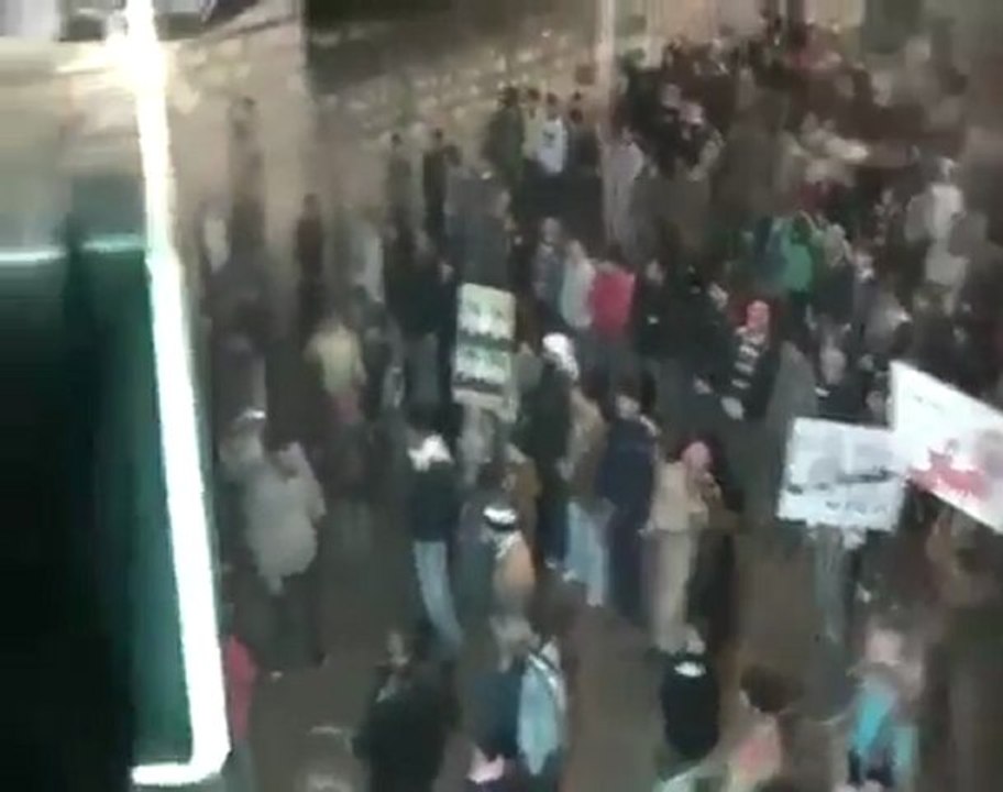 فري برس   حلب   عندان    مظاهرة مسائية 8 1 2012 ج1