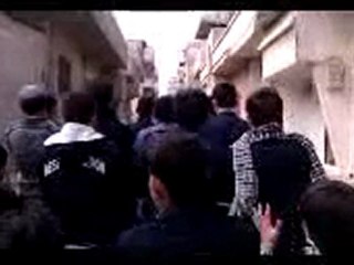 فري برس   مظاهرة طلاب الكسوة 9 1 2012