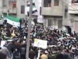 فري برس   حمص باب الدريب الفاخورة مظاهرات في جمعة دعم الجيش الحر 13 1 2012