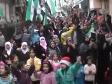 فري برس   حمص كرم الزيتون لبيك يا الله 16 1 2012