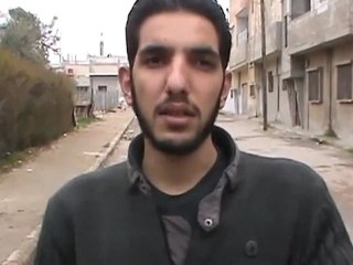 فري برس   حمص كرم الزيتون مقابلة رد العفو 16 1 2012 ج2