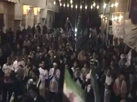 فري برس مسائية باباعمرو لا اله الا الله والاسد عدو الله18 1 2012