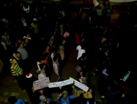 فري برس حماة حي طريق حلب مظاهرة مسائية 18 1 2012 ج3