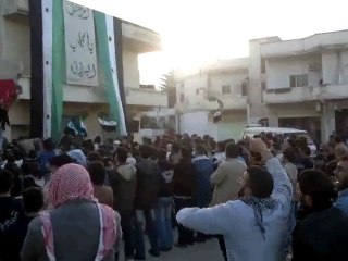 فري برس   حمص الحولة المحتلة   مظاهرة نطالب باعدام الخاين 18 1 2012