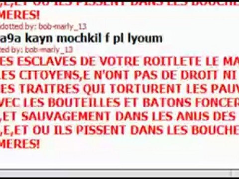 Respecter mes soeurs,bande des esclavagistes haineux Marocains,et roitlete