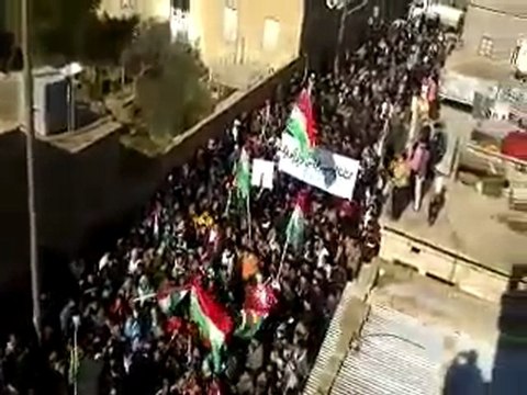 فري برس مظاهرة عامودا جمعة معتقلي الثورة هام للأعلام 20 1 2012 ج2