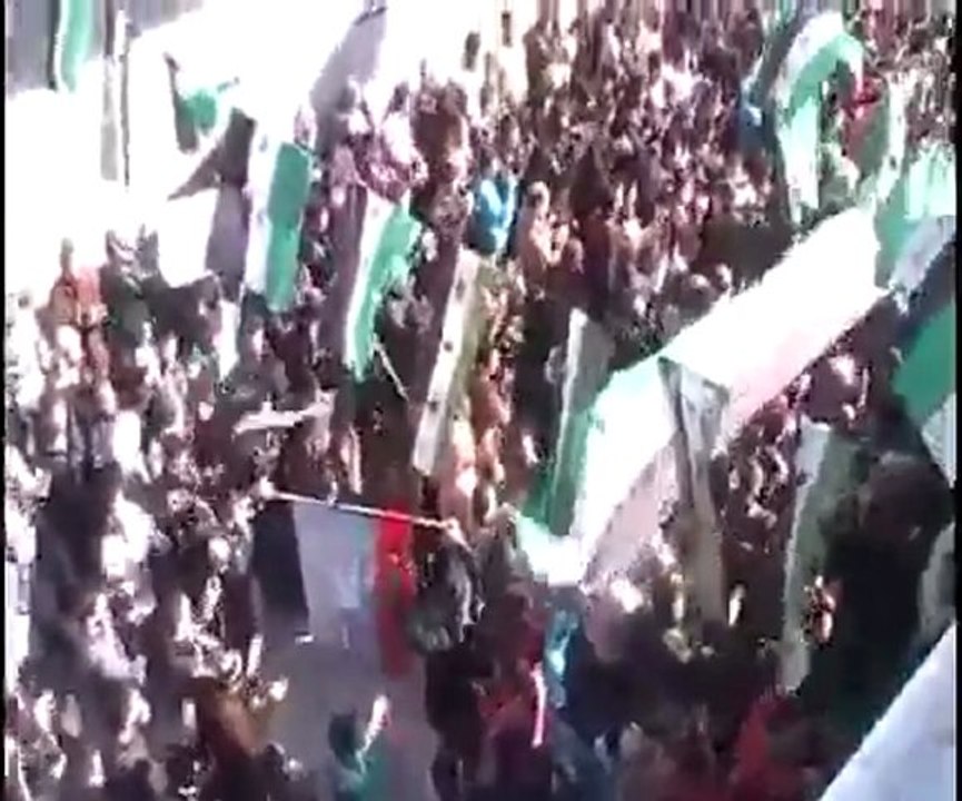 فري برس   حماه   مظاهرات حي الحميدية جمعة معتقلين الثورة 20 1 2012