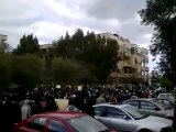 فري برس   حمص الوعر الجديد   مظاهرة في جمعة معتقلي الثورة 20 1 2012