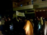 فري برس   ادلب بلدة زردنا مظاهرة ليلية رغم الثلج والمطر ردا على جرائم الأسد 21 12 2012
