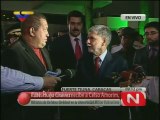 Presidente Chávez recibe en Fuerte Tiuna al Ministro de Defensa de Brasil
