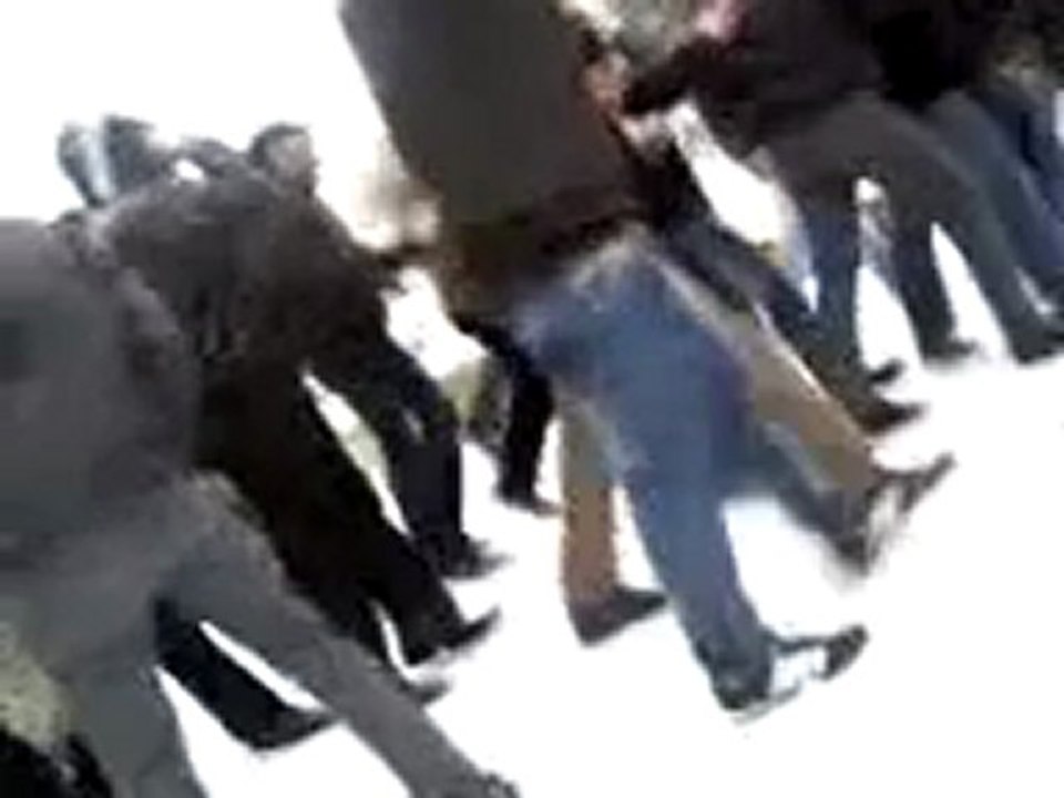 فري برس   مظاهرة المعلوماتية حلب اتحاد طلبة سوريا الاحرار 22 1 2012