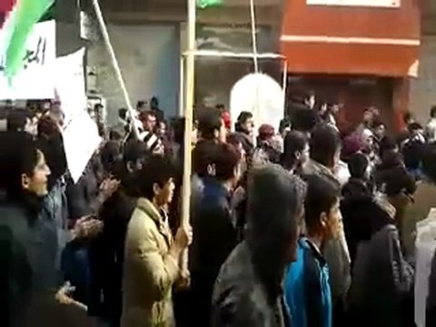 فري برس عامودا أحد الوفاء للشهداءبركان الحسكة 22 1 2012 ج2