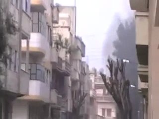 فري برس   حمص جب الجندلي احتراق سيارة جراء قصفها من جيش الاحتلال الاسدي 23 1 2012