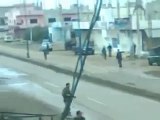 فري برس   درعا صيدا اطلاق نار على المنازل بشكل عشوائي بعد اشتباكاته مع كتيبة المعتصم 23 1 2012