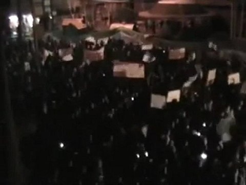 فري برس ريف دمشق حرستا ؛؛مسائيات الثوار ؛؛23 1 2012 ج2