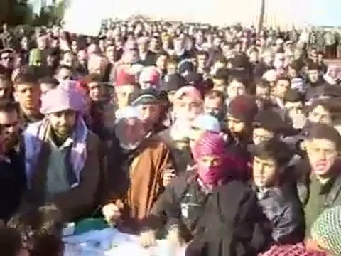 فري برس إدلب قرية سبيلا الشهيد عبد الله الحمود 20 1 2012