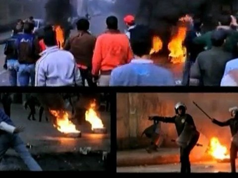 Egyptians mark first anniversary of protests.