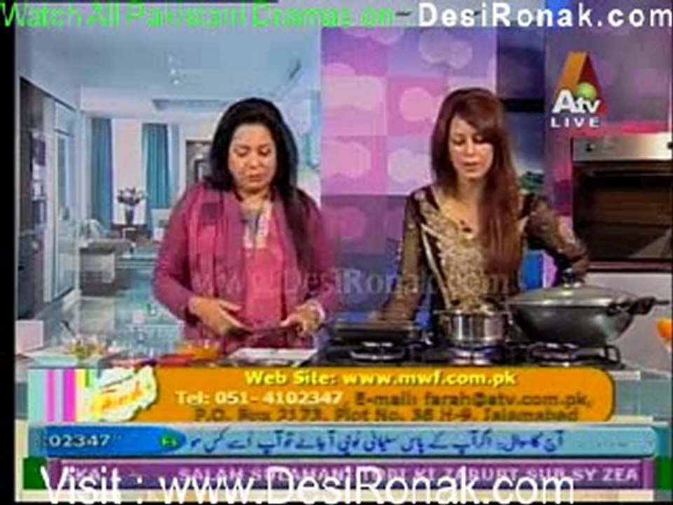 Morning With Farah By atv - 25th january 2012 part 4