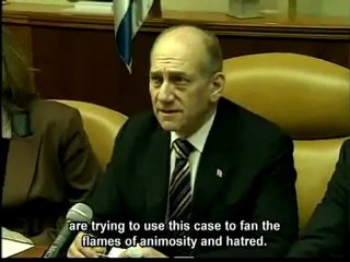 Prime Miniter Olmert comments on the Temple Mount riots