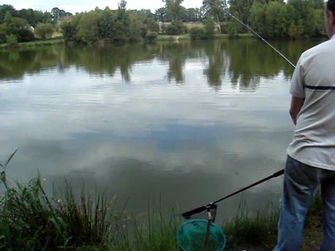 Depart en live de Carpe Miroir de 12,5 kg