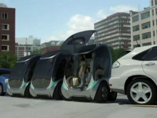 Hiriko, petite voiture électrique pliable "made in France"