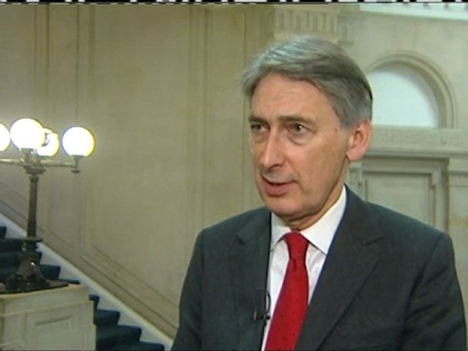Defence Secretary Philip Hammond on 'grotesque' army cuts